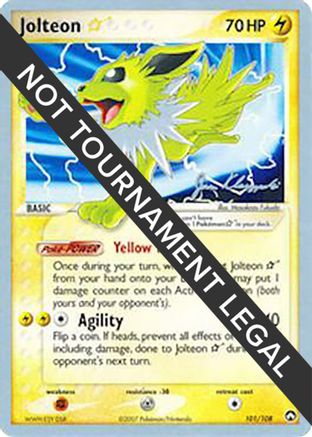 Jolteon Star - 2008 (Jason Klaczynski) 101 - Rare