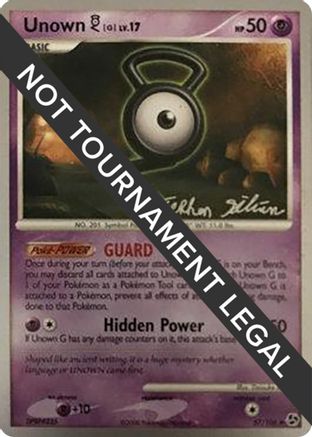 Unown [G] - 2009 (Stephen Silvestro) 057 - Uncommon