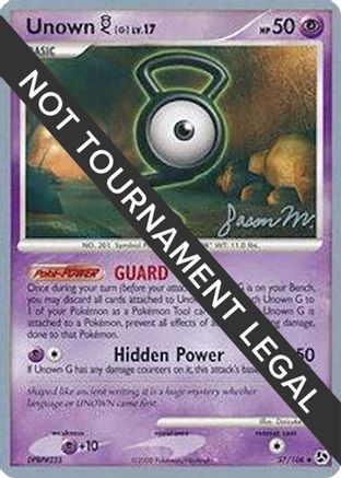 Unown [G] - 2009 (Jason Martinez) 057 - Uncommon