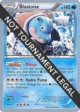 Blastoise - 2015 (Jacob Van Wagner) 016 - Rare