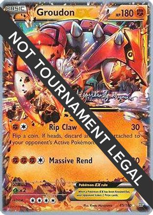 Groudon EX - 2015 (Alejandro Ng-Guzman) 085 - Ultra Rare