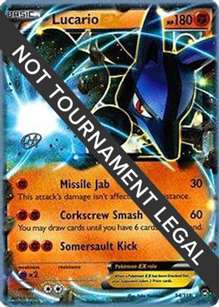 Lucario EX - 2015 (Rowan Stavenow) 054 - Ultra Rare