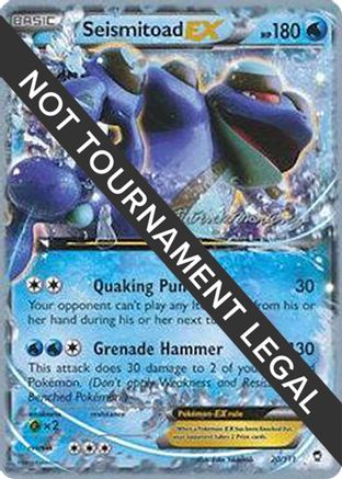 Seismitoad EX 020 - Ultra Rare