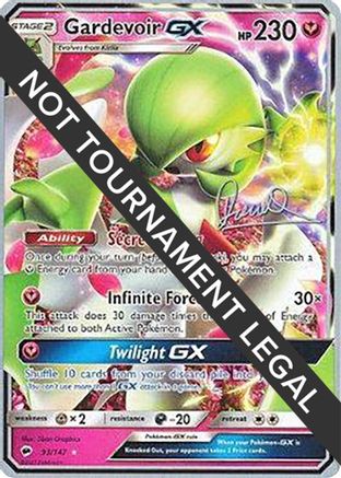 Gardevoir GX - 2017 (Diego Cassiraga) 093 - Ultra Rare