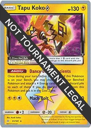 Tapu Koko Prism Star - 2019 (Haruki Miyamoto) 051 - Prism Rare