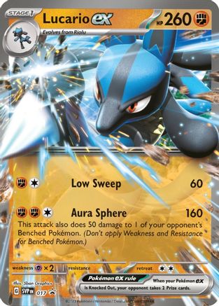 Lucario ex 017 - Promo - Holofoil
