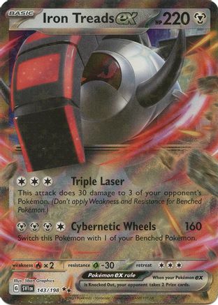 Iron Treads ex 143/198 - Double Rare - Holofoil