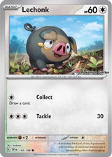 Lechonk (Pokemon Center Exclusive) 155/198 - Common - Holofoil