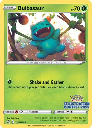 Bulbasaur (Illustration Contest 2022) SWSH303 - Promo