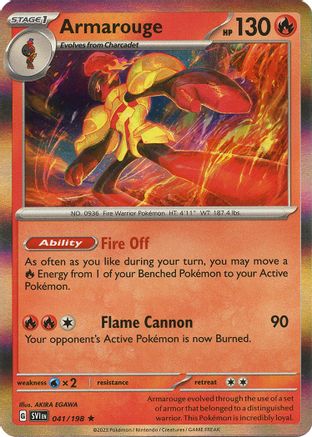 Armarouge 041/198 - Rare - Holofoil
