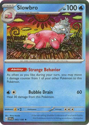 Slowbro 043/198 - Rare - Holofoil