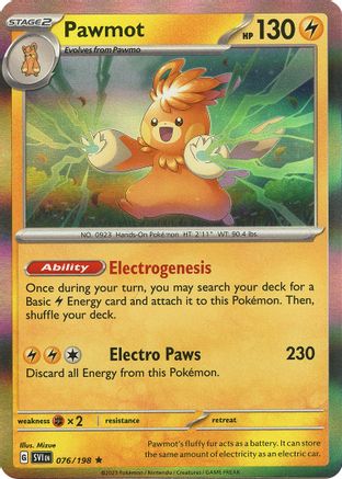 Pawmot 076/198 - Rare - Holofoil