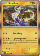 Miraidon 080/198 - Rare - Holofoil