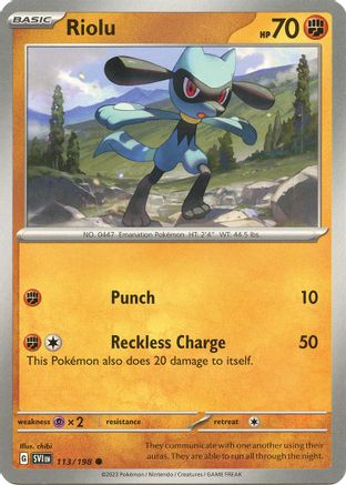 Riolu 113/198 - Common