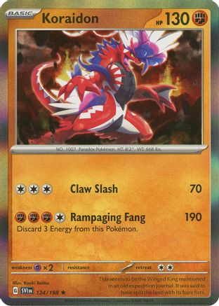 Koraidon 124/198 - Rare - Holofoil