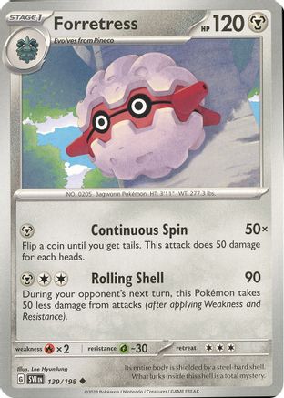 Forretress 139/198 - Uncommon