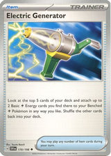 Electric Generator 170/198 - Uncommon