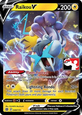 Raikou V 048/172 - Ultra Rare - Holofoil