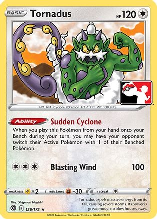 Tornadus 126 - Rare