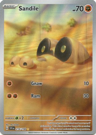 Sandile 216/198 - Illustration Rare - Holofoil