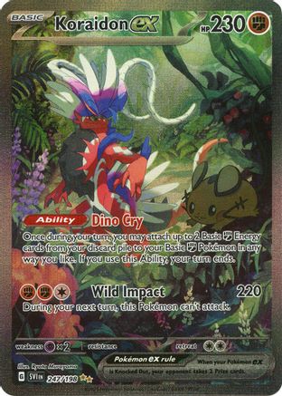 Koraidon ex 247/198 - Special Illustration Rare - Holofoil