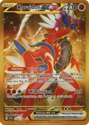 Koraidon ex 254/198 - Hyper Rare - Holofoil