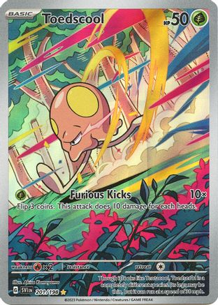Toedscool 201/198 - Illustration Rare - Holofoil