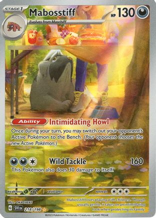 Mabosstiff 218/198 - Illustration Rare - Holofoil