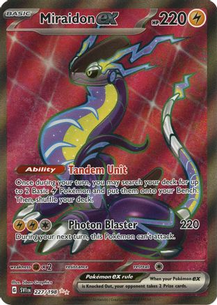 Miraidon ex 227/198 - Ultra Rare - Holofoil