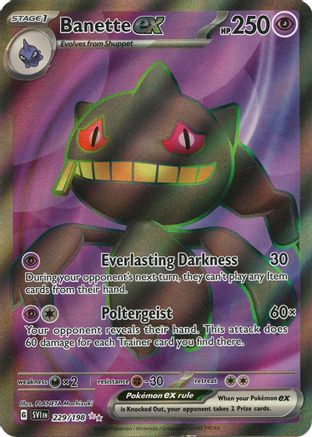 Banette ex 229/198 - Ultra Rare - Holofoil