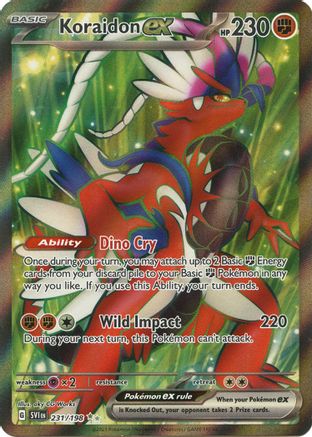 Koraidon ex 231/198 - Ultra Rare - Holofoil