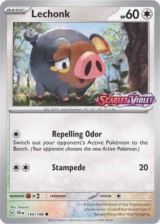Lechonk 154/198 - Promo - Reverse Holofoil
