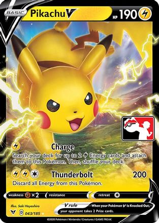 Pikachu V 043 - Ultra Rare - Holofoil