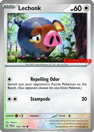 Lechonk 154/198 - Promo - Reverse Holofoil