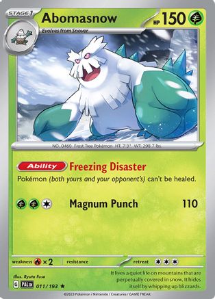 Abomasnow 011/193 - Rare - Holofoil