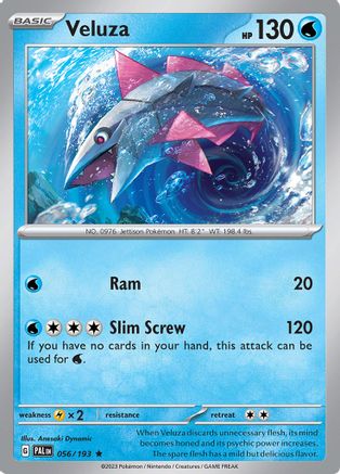 Veluza 056/193 - Rare - Holofoil