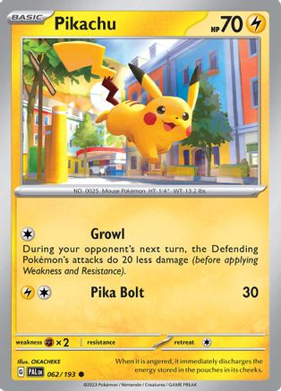 Pikachu 062/193 - Common