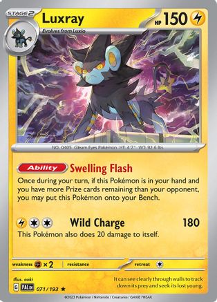 Luxray 071/193 - Rare - Holofoil