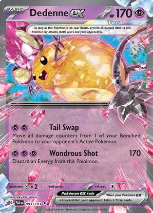 Dedenne ex 093/193 - Double Rare - Holofoil