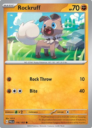 Rockruff 116/193 - Common