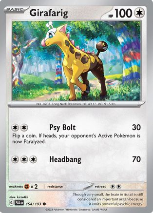 Girafarig 154/193 - Common