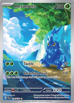 Heracross 194/193 - Illustration Rare - Holofoil