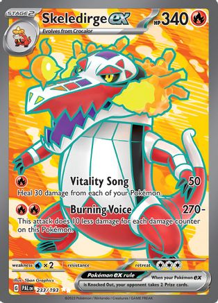 Skeledirge ex 233/193 - Ultra Rare - Holofoil