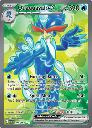 Quaquaval ex 235/193 - Ultra Rare - Holofoil