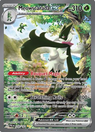 Meowscarada ex 256/193 - Special Illustration Rare - Holofoil
