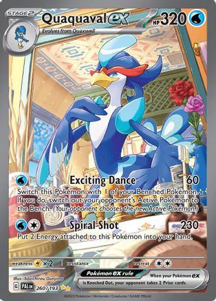 Quaquaval ex 260/193 - Special Illustration Rare - Holofoil