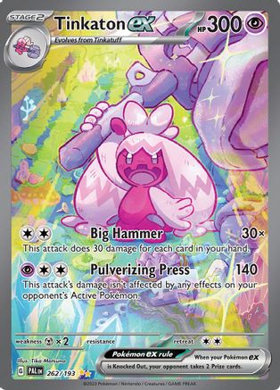Tinkaton ex 262/193 - Special Illustration Rare - Holofoil