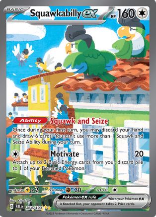 Squawkabilly ex 264/193 - Special Illustration Rare - Holofoil