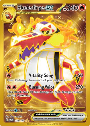 Skeledirge ex 272/193 - Hyper Rare - Holofoil