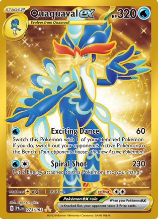 Quaquaval ex 273/193 - Hyper Rare - Holofoil